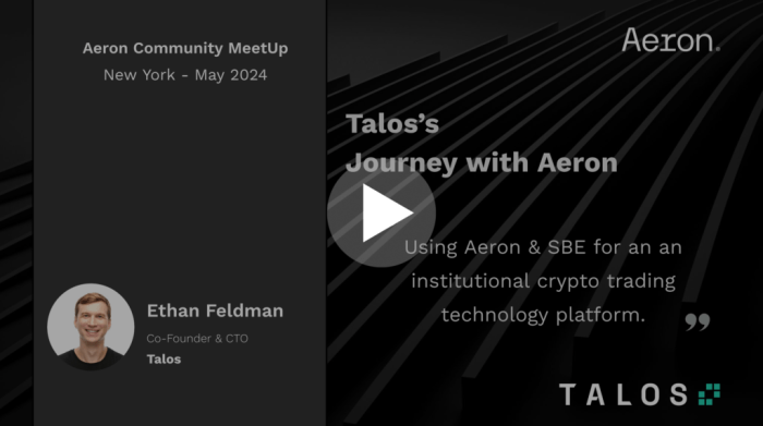 Talos - Using Aeron and SBE for an institutional crypto trading ...