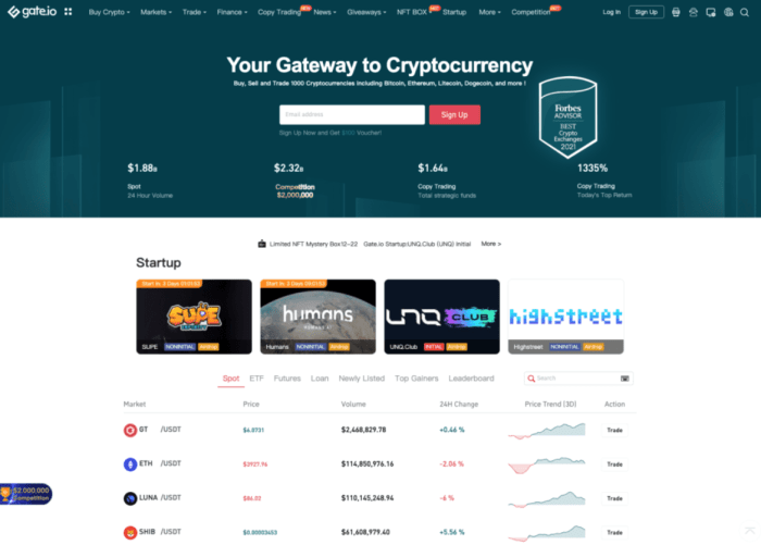 Review of the Gate.io cryptocurrency exchange in 2022. Features ...